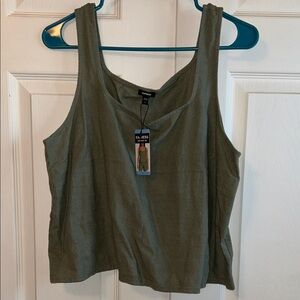 Express Linen Tank Top